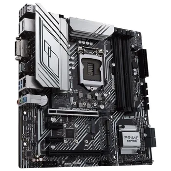Helt Nye ASUS PRIME Z590M-PLUS mATX Bundkort Understøtter PCIe4.0 CPU 11600KF/11700K/10600KF/10700KF (Intel Z590/LGA 1200) PC-DIY