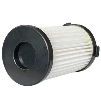 HEPA Filter Bomuld Filter Elementer Filter Mesh Egnet til Moosoo D600 Trådløse Støvsuger, 4 Par