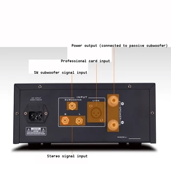 HIFI-high-power-passiv subwoofer-forstærker i WS-01/02 hjem feber bas forstærker 5.1/2.1 system dedikeret