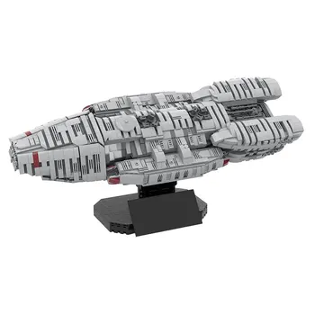 High Tech Starship byggesten MOC Battlestar Galactica Teknologi, Transport, Blokke, Mursten, Tidlig Uddannelse Legetøj til Børn