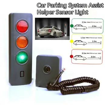Hjem Garage Bil Reverse Parkering System Hjælpe Hjælper Sensor Støtte, Guide Stop Lys Distance alarm