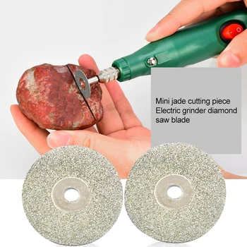 Hjul Skive Med 3 mm Dorn til Sten/Glas/Keramik Diamant Skæring Skive for Dremel Roterende Værktøj Circular Saw Blade