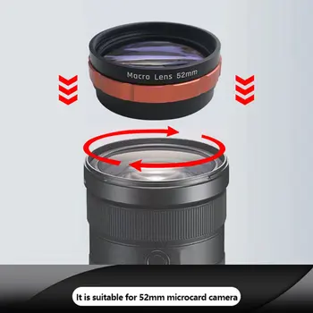 Holdbare Bærbare Makro Linse 52mm Høj Præcision Digital Lens Adapter Ring Kamera Tilbehør Til Kameraer