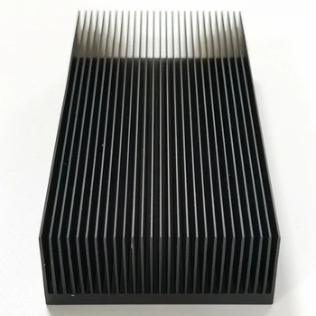 Holdbart Sølv Aluminium, der Udstråler Fin Køling Heatsink 80X27X150MM for LED Power Transistor Elektrisk Radiator Chip