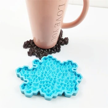 Honeycomb Coaster Silikone Formen Epoxy Harpiks Skimmel Smykker Af DIY Håndværk Skimmel
