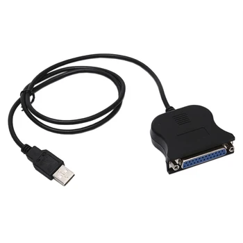 Hot 120cm 1 stk USB 2.0 til 25 Bens Parallel Port Printer Kabel, der er IEEE 1284 USB Til Parallel Adapter Kabel