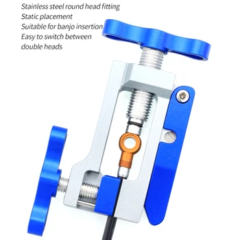 Hot AD-Cykel Nålen Driver Hydraulisk Slange Cykel Kæde Værktøj til Fjernelse af MTB Cykel skivebremse-Stik Indsætte Install Tool-Blå