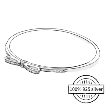 Hot Salg 925 Sterling Sølv Armbånd Med Hjerteformet Perforeret Armbånd Til Kvinder, Der Passer Oprindelige Charme Smykker