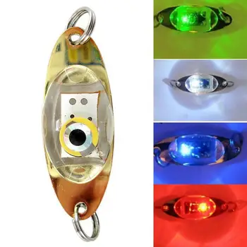 Hot Salg Eye Form Nat Fiskeri Undersøiske Fisk Lokke LED Blinkende Lys Tackle Værktøj
