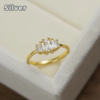 Hot salg i Europa, og den ædle mode 925 sterling sølv, guld krone ring ms hvid krystal zircon klar krystal smykker gif