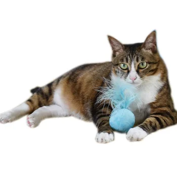 Hot Salg Pet Plys Bell Bold Nye Kat Legetøj Med Katteurt Pet Interaktivt Legetøj Forbruge Pet Energi Spiller Værktøjer Pet Products 2021
