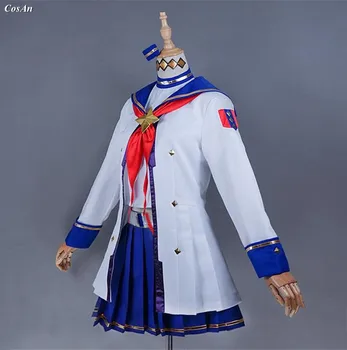 Hot Spil Umamusume: Temmelig Derby Oguri Cap Cosplay Kostume Dejlig Sailor Uniform Komplet Sæt Aktivitet Part Rolle Paly Tøj