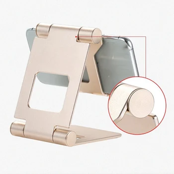 HOT-Tablet-PC ' en Stå, Dobbelt Folde Stå Justerbar bordholder i Aluminium Legering Tablet Egnet til iPad Mini, iPad, Aircondition,