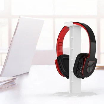Hovedtelefon-Holder ABS Stå Let Stabilt Desktop-Beslag Med Klistermærke Til Gaming Hovedtelefoner, Headsets