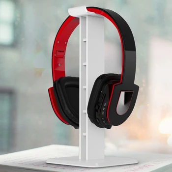 Hovedtelefon-Holder ABS Stå Let Stabilt Desktop-Beslag Med Klistermærke Til Gaming Hovedtelefoner, Headsets