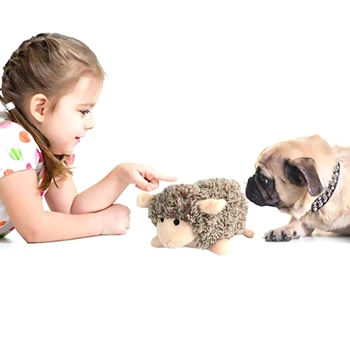 Hund Legetøj Bløde Vokal Dukke Bid-Resistent Stor Hund Toy Pet Supplies Blødt Klingende Toy Får Form Dukke Legetøj Til Katte Killing Pet