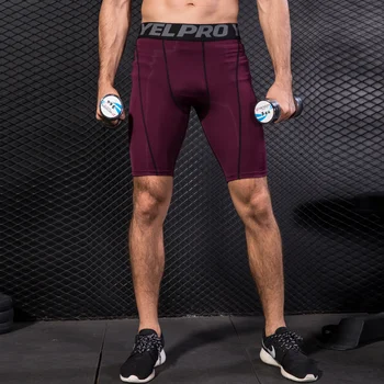 Hurtig Tør Kompression Shorts til Mænd Bodybuilding Trænings-og Stramme Shorts i Sweat med sportstøj, Korte Bukser Fitnesscentre Shorts Mandlige