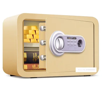 Husstand Pengeskab 33473 Lille Mini Centrale Kontor Fingeraftryk Password Sikkerhed Anti-tyveri natbordet Usynlig