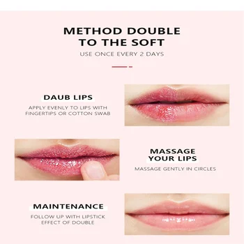 Hyaluronsyre langvarig Nærende Lip Balm Lip Plumper Fugtgivende Reducere Fine Linjer Lindre Tørhed Lip Care Makeup