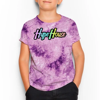 Hype Hus 3D Cool T-Shirts, børnetøj Korte Ærmer T-shirt, Fest, Daglig Sjove Childs t-shirts Dreng Pige Sommeren 2021 Toppe