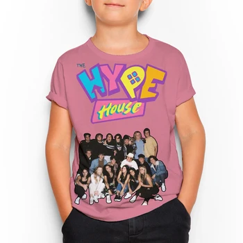 Hype Hus 3D Cool T-Shirts, børnetøj Korte Ærmer T-shirt, Fest, Daglig Sjove Childs t-shirts Dreng Pige Sommeren 2021 Toppe