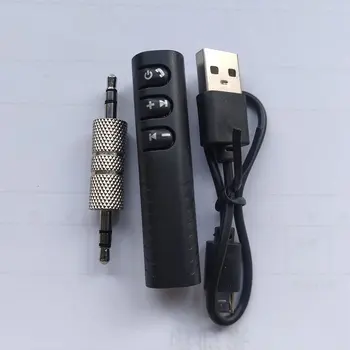 Håndfri Bluetooth Car Kit Auto 3,5 mm Jack Bluetooth Wireless Music MP3-Audio-Adapter-Modtager Til Hovedtelefon