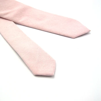 Håndlavet Pink Hals Slips For Mænd 2019 Fast Casual Tynde Slips Herre Bryllup Strikket Bomuld Cravate Homme 6.5x145x3.5cm