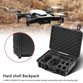 Hårdt Rejse bæretaske til DJI Luft 2S Drone + Tilbehør af Høj Tæthed ABS Plast Shell, Stødsikker Opbevaring bæretaske