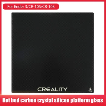 Hærdet Glas Plade 3D Printer Kulstof, Silicium Krystal Glas Opvarmet Seng Build Platform for Ender-3/Ender-3 Pro/Ender-3