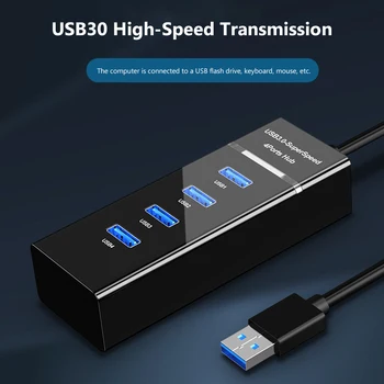 Høj Hastighed 5Gbps 4-i-1 USB-HUB 3.0 Drevet Multi Splitter Extender Adapter til Bærbar Dock Station Computer Tilbehør