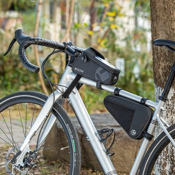 Høj Kvalitet Cykling Frame Taske 1L Reflekterende Vandtæt Trekant Pose Rapeir Værktøjer Opbevaring Pakke til City Travel Cykel Tilbehør
