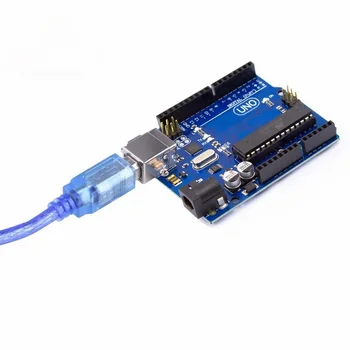 Høj Kvalitet, Et Sæt R3 CH340G+MEGA328P Chip 16Mhz til Arduino R3 Development Board + USB KABEL