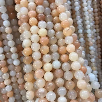 Høj kvalitet, Naturlige Sten pink Aventurin perler Runde Løse Perler 15