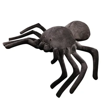 Høj Kvalitet Simulering Insekt Dyr Spider Plys Legetøj Realistisk Fyldte Spider Dukke Gaver til Børn