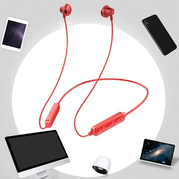 Høj Kvalitet Trådløse Bluetooth-5.0 Neckband Hovedtelefoner Sport Stereo Headset, Håndfri Sæt Øretelefoner, Hovedtelefoner Med Mikrofon