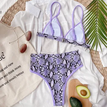 Høj Talje Bikinier Kvinder To Stykke Badetøj Brazilian Bikini Sæt Sexet Sommer Badetøj til Kvinder Badetøj badetøj Biquini
