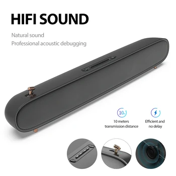 Højttaler Trådløse Bluetooth-Kompatible HiFi Højttaler Desktop Subwoofer med Mikrofon Genopladelig til PC, Telefon, Tablet Gave