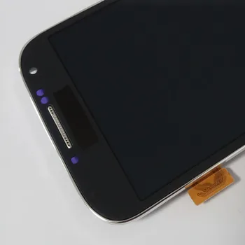 I9506 LCD-For Samsung Galaxy S4 i9506 Skærm touch screen Panel I9506 LCD-Digitizer Med stellet Udskiftning Tela dele