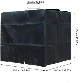 IBC Container Dækker Vand Tank Cover UV-Beskyttelse Dække IBC Folie Vandtæt Anti-Dust Cover til Beskyttelse af Solen, Oxford Klud