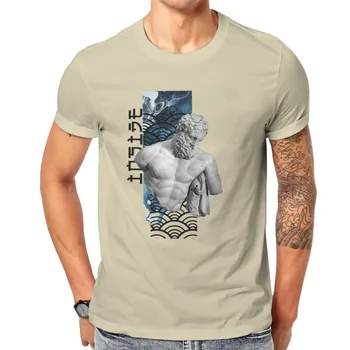Inde og Sokrates Status Sort Par Gotiske Streetwear Mandlige t-shirts 134211