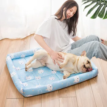 Indendørs Pet Supplies Sommer Cool Hund Pude Komfortable, Åndbar Vandtæt Kat Bed Velegnet til Små og Mellemstore Pet Reden