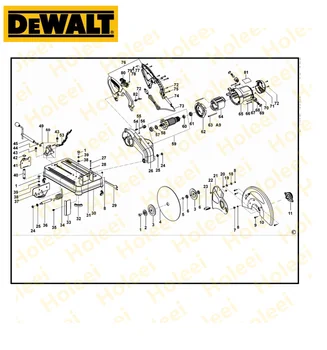 Indre flange For DEWALT D28720 N381289 el-Værktøj, Tilbehør til El-værktøj