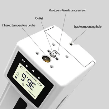 Infrarød Temperatur-Måling Desinfektion Maskine Intelligent Sensor Sæbedispenser Mall Og Station Fri Hånd Sæbe Dispenser