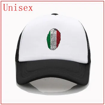 Italien Flag Fingeraftryk 2021 nye bassball cap sort hat baseball cap mode stil hatte til kvinder sommer hat bedst sælgende 2021