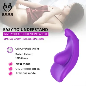 IUOUI Sex shop vibrator kvindelige Hylster til penis vibrator til klitoris vibratorer til kvinder varer for voksne sex legetøj til kvinder