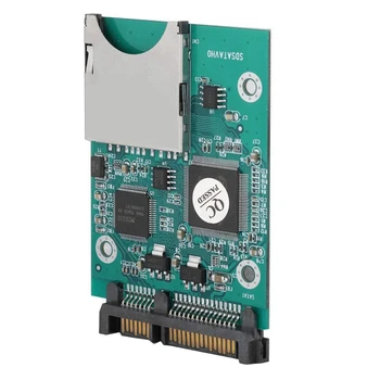 JABS SD-Adapter Modul, 22MB/S Hurtig Transmission SDXC/MMC Hukommelseskort til 2,5 i 7+15P SATA Konverter Adapter