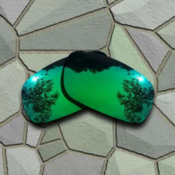 Jade Grøn&Bronze Kobber Solbriller, Polariserede Udskiftning Linser til Krumtap