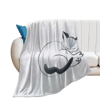 Japansk Kat Tæppe Super Blød Mode Sengetæppe Dekorative Fleece Bed Tæppe