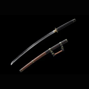 Japansk Stil Palisander Katana 1095 hærdet stål hånd-smedet funktionelle Sværd Katanas Tachi Kniv