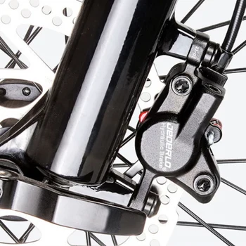 JEDERLO Hydraulisk skivebremse for MTB Cykel Cykel Foran til Højre F160-R140 og Bageste Venstre F180-R160 750/1350mm med 160mm Rotor